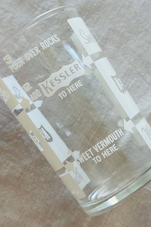 Vintage Hand Painted New York Souvenir Tray with Promotional Glass Selected by KA.TL.AK #3