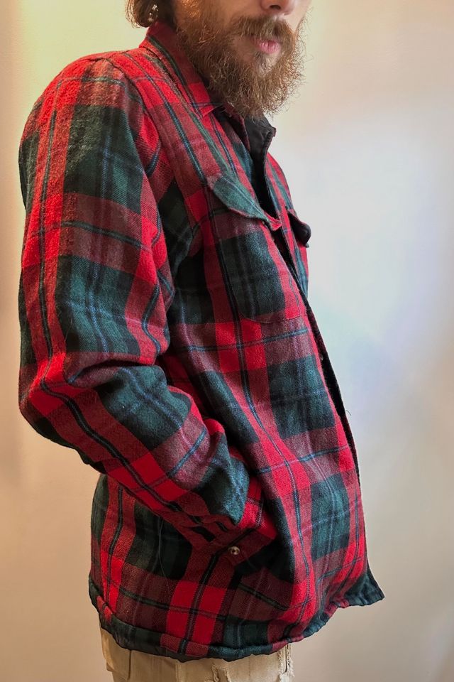 Vintage Wool Blend Insulated Plaid Choir Coat Selected by KA.TL.AK #1