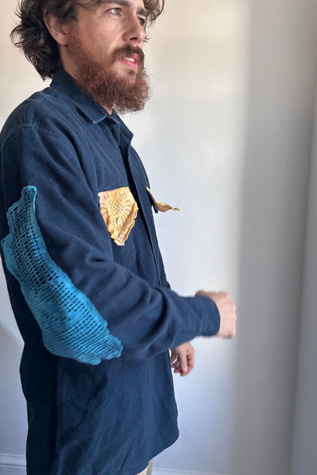 Vintage Embellished Shammy Shirt Selected by KA.TL.AK