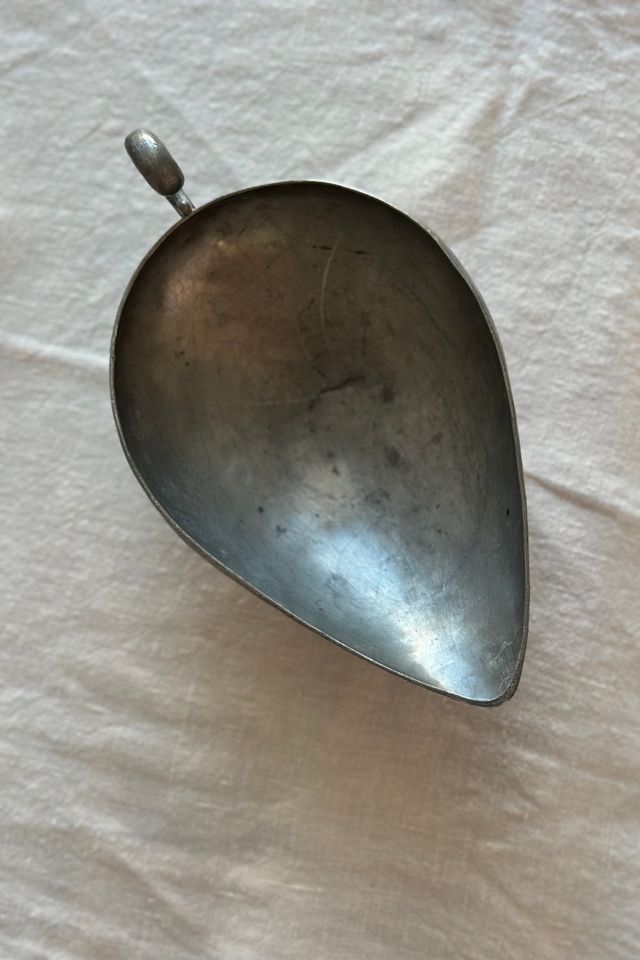 Vintage French Pewter Dish with Handle Selected by KA.TL.AK #3