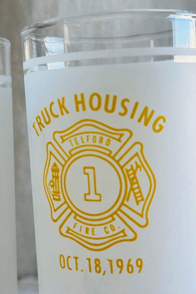 Vintage 1969 Fire House Commemorative Glass Set Selected by KA.TL.AK #1