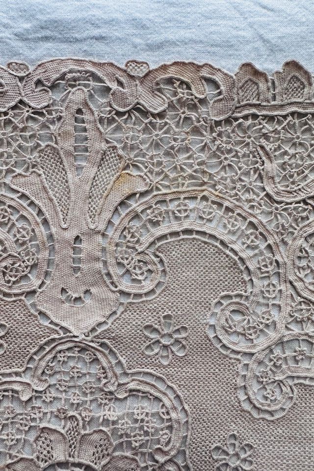 Vintage Handmade Lace Runner Selected by KA.TL.AK #3