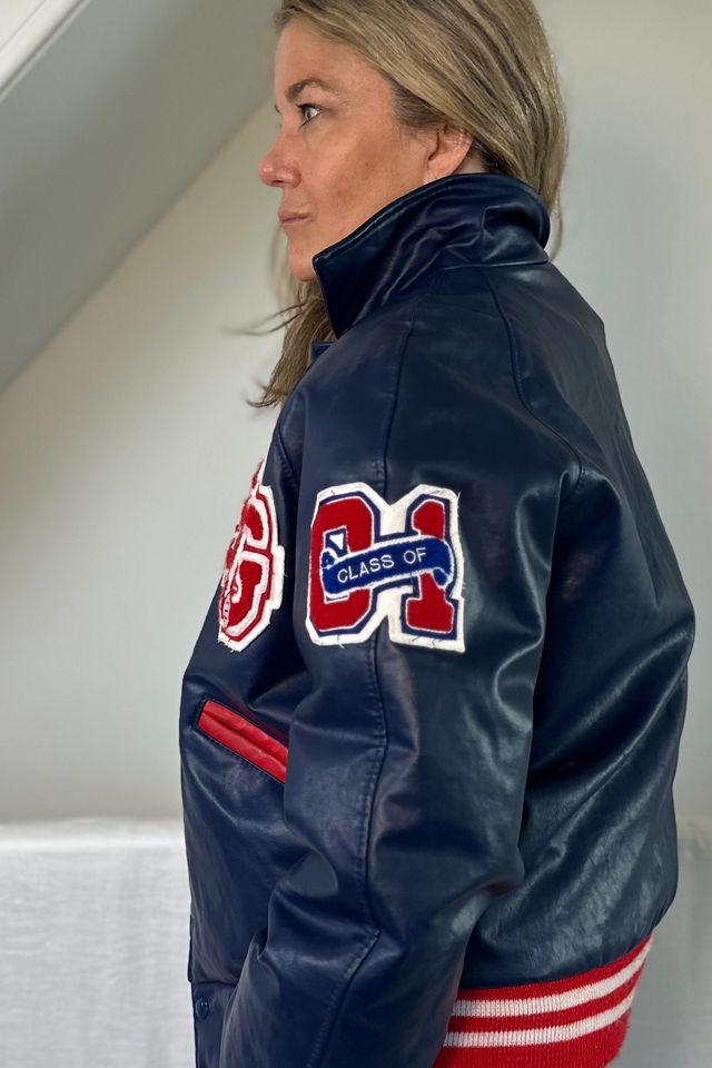 Vintage Letterman’s Jacket with Chenille Patches Selected by KA.TL.AK #1