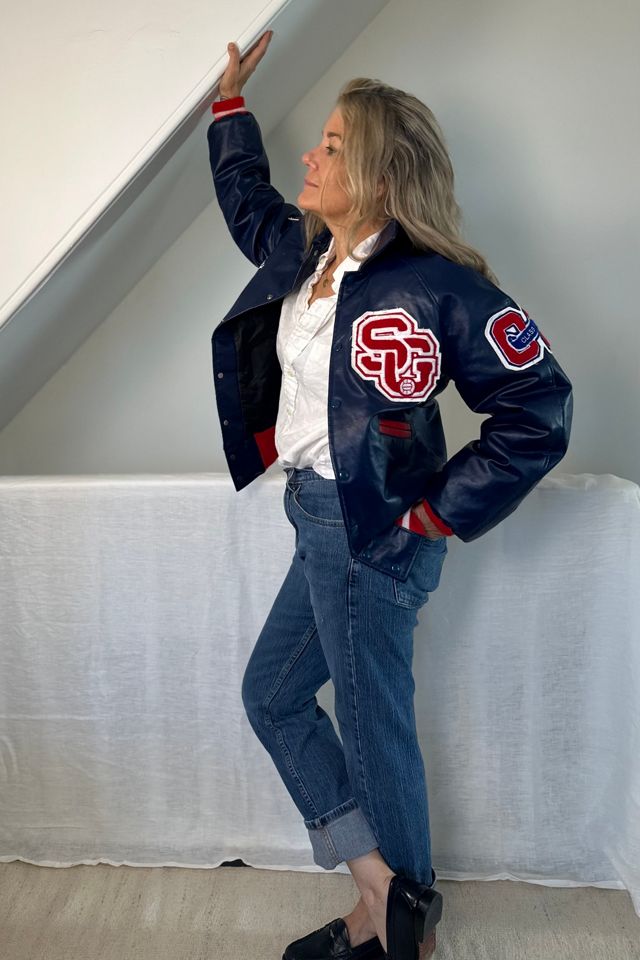 Vintage Letterman’s Jacket with Chenille Patches Selected by KA.TL.AK #2