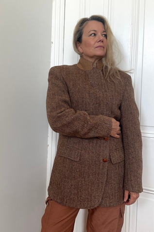 Vintage Scottish Harris Tweed Wool Blazer Selected by KA.TL.AK