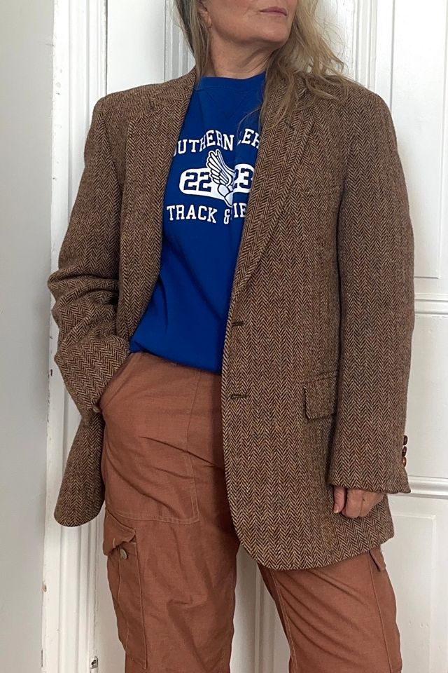 Vintage Scottish Harris Tweed Wool Blazer Selected by KA.TL.AK #2
