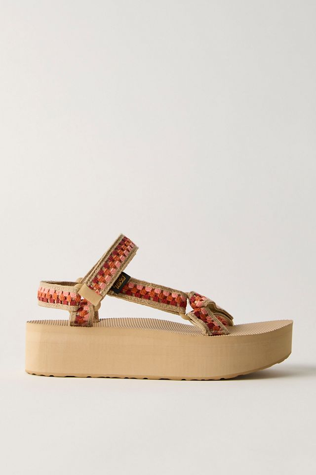 Teva Flatform Universal Crochet Sandals #2