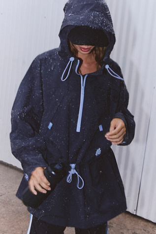 Misty Mountain Waterproof Pullover Jacket by FP Movement at Free People in Black, Size: Small