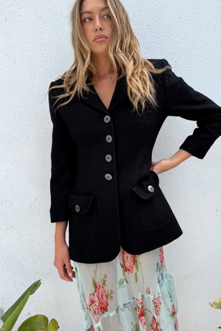 Dior Black 90s Blazer Selected by Madly Vintage