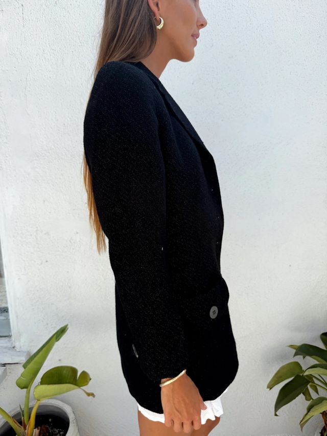 Dior Black 90s Blazer Selected by Madly Vintage #1