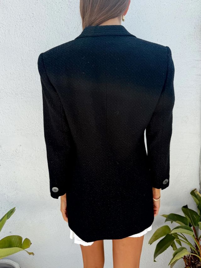 Dior Black 90s Blazer Selected by Madly Vintage #2