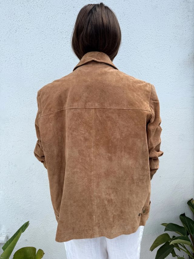90s Suede Collared Jacket Selected by Madly Vintage #2
