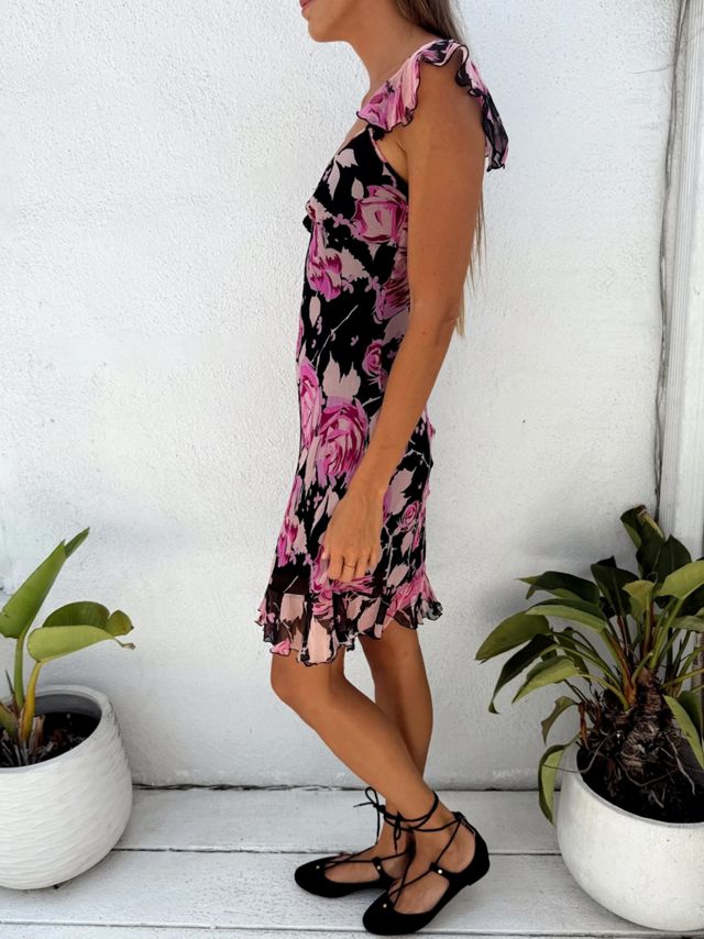 90s Betsey Johnson Silk Dress Selected by Madly Vintage #1