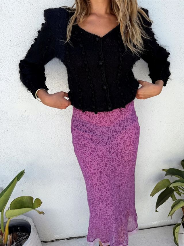 1980s Black Mohair Sweater Selected by Madly Vintage #3