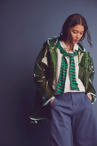 We The Free Xanadu Magic Raincoat Jacket at Free People in Green, Size: M/L