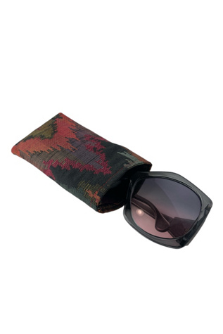 Vintage Multicolor Tapestry Sunglasses Case Selected By Ankh By Racquel