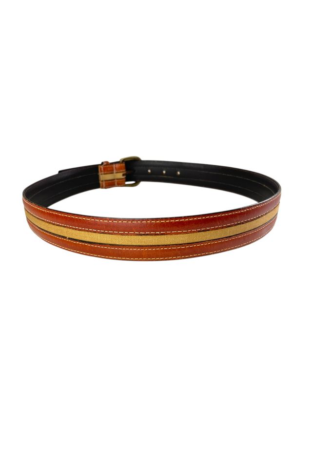 Vintage Brown Leather Belt Selected By Ankh By Racquel #3