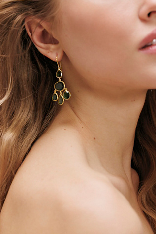 Pippa Small 18k Gold Signature Tourmaline Jellyfish Earrings