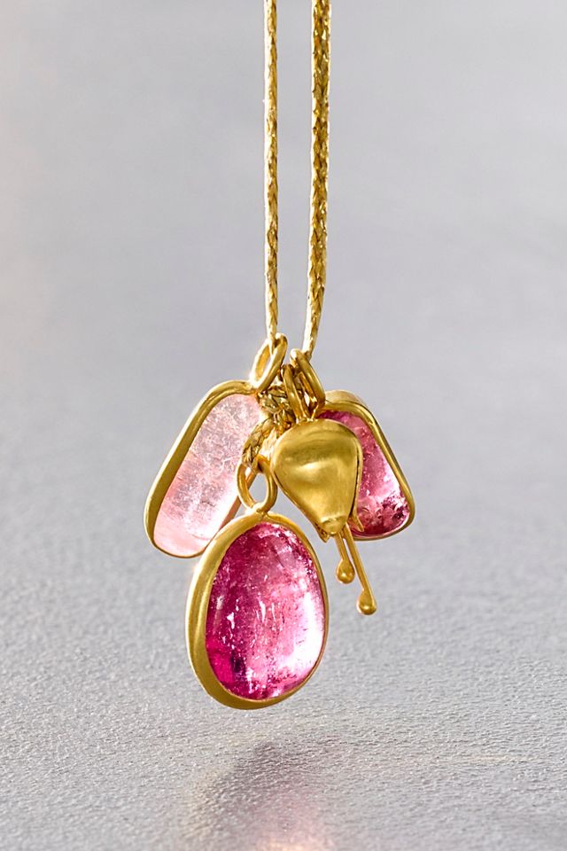 Pippa Small Cluster With Bluebell Necklace #1