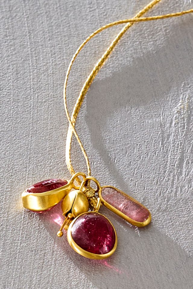 Pippa Small Cluster With Bluebell Necklace #2