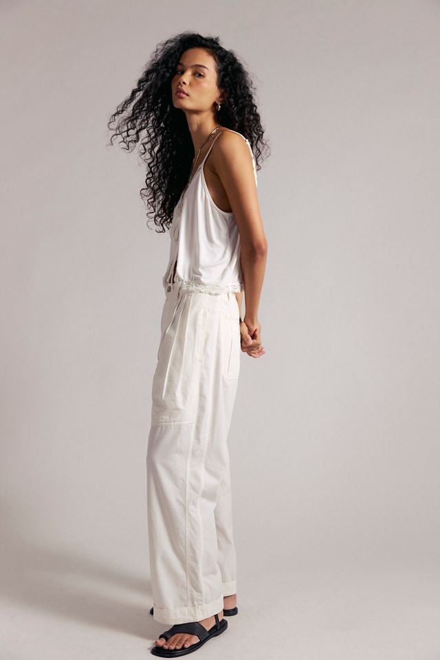 Clover Dropped Harem Trousers | Free People