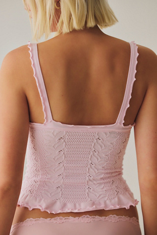 So Soft Frill Square Neck Tank - thumbnail 2