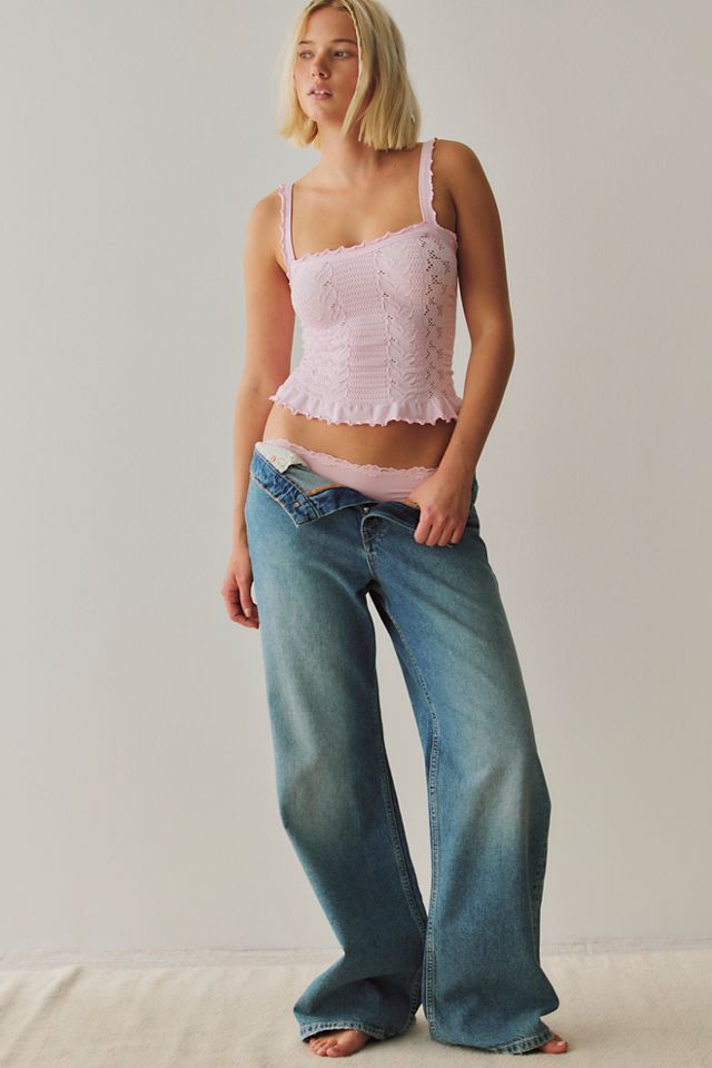 So Soft Frill Square Neck Tank #2