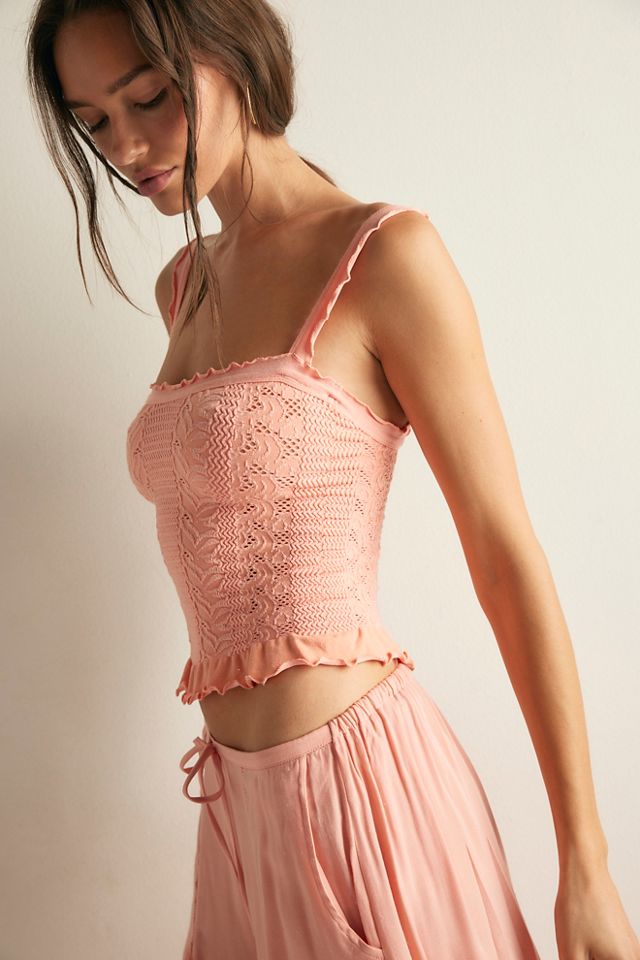 So Soft Frill Square Neck Tank #3