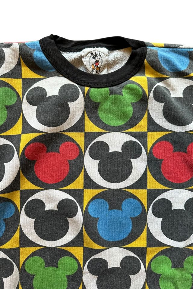 Vintage 1990s All Over Print Mickey Mouse Sweatshirt Selected By Vintage Warrior #1