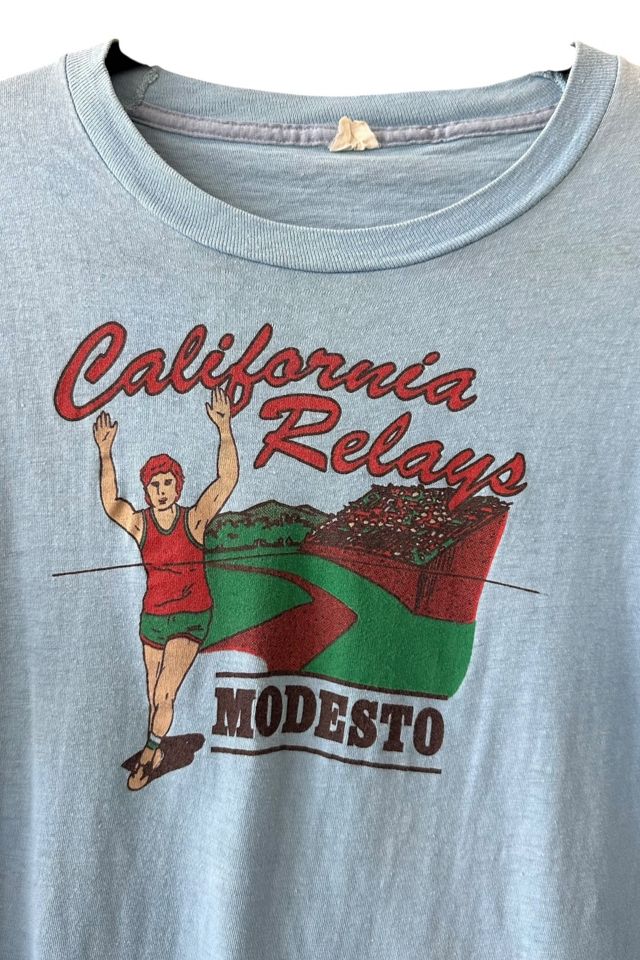 Vintage 1970s California Relays Modesto T Shirt Selected By Vintage Warrior #1