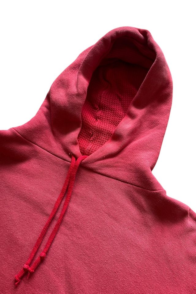 Vintage 1960s Sunfaded  Red Hoodie Selected By Vintage Warrior #1