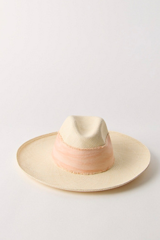 Velas Wide Brim Hat by Finca at Free People in White, Size: S