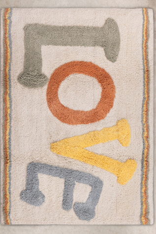 GAURI KOHLI - Love Bath Mat - Multicolored - Thumbnail 2