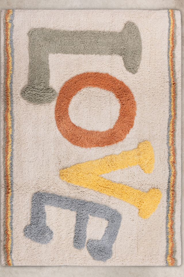 GAURI KOHLI Love Bath Mat #1