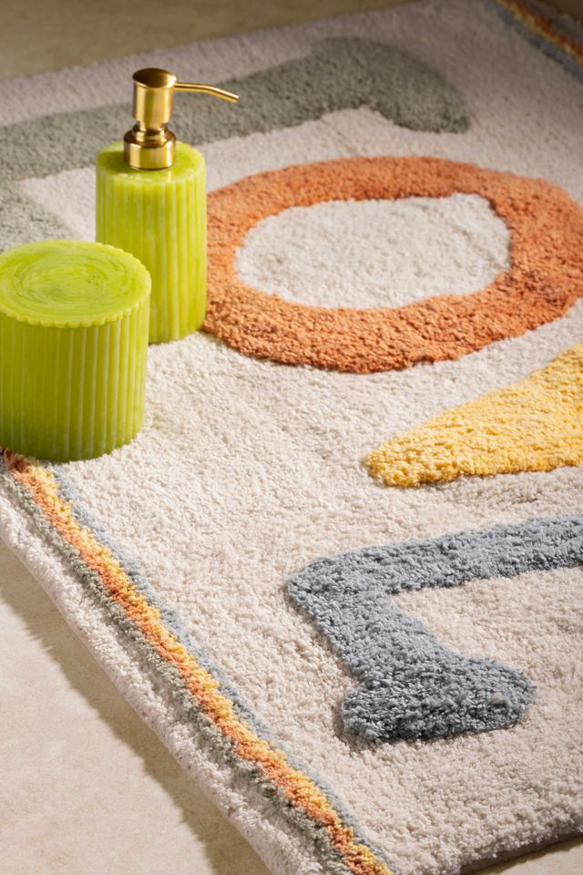 GAURI KOHLI Love Bath Mat #2