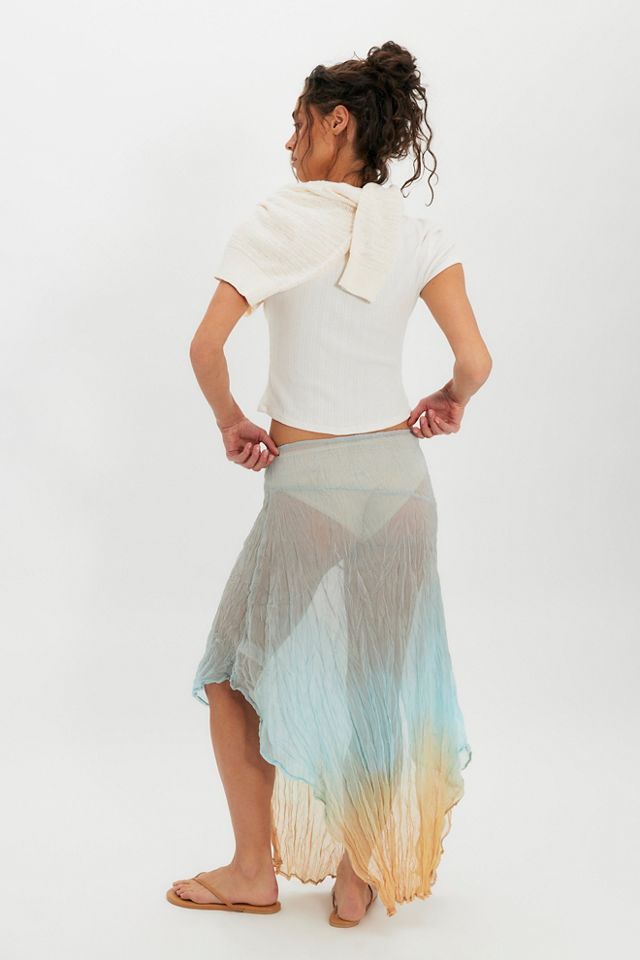 ESTHE Trapeze Crinkle Skirt #1