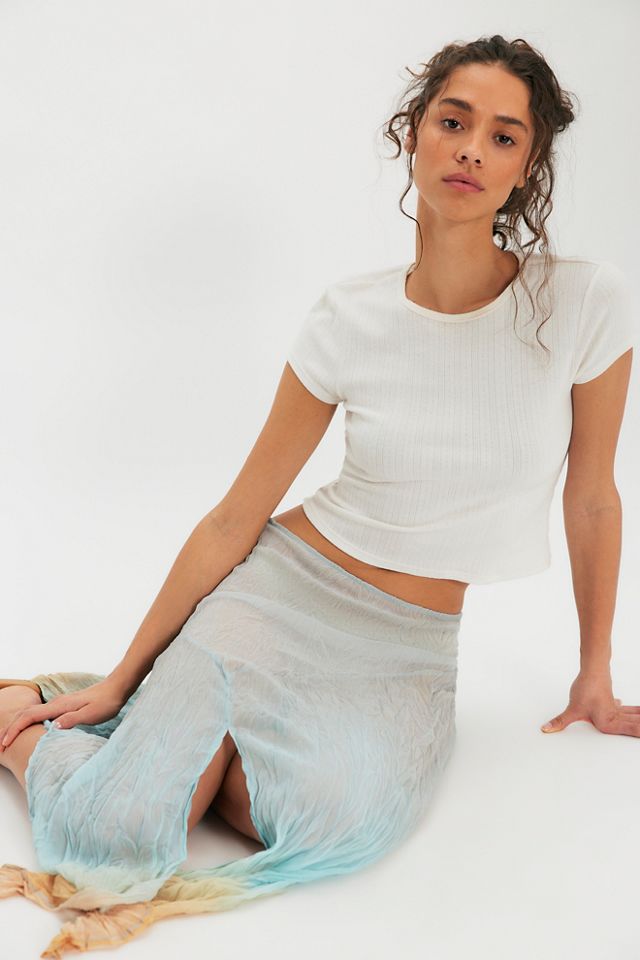 ESTHE Trapeze Crinkle Skirt #3