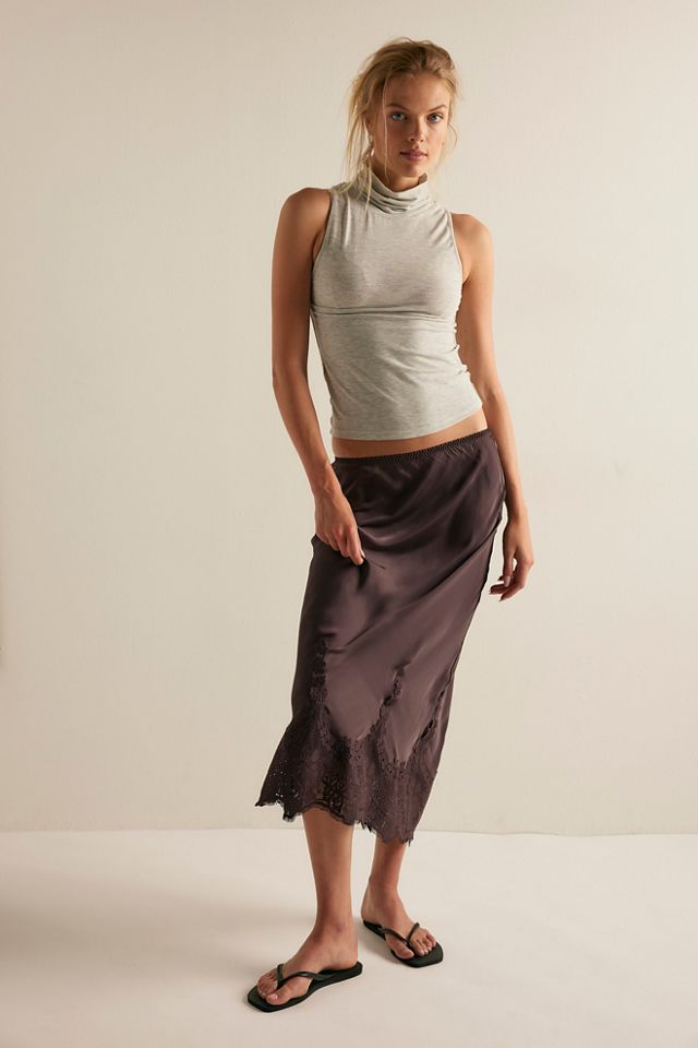 Sweet Escape Midi Slip Skirt #3