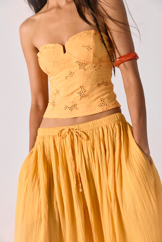 Ever Afternoon Tube Top by Intimately at Free People in Warmth, Size: XS