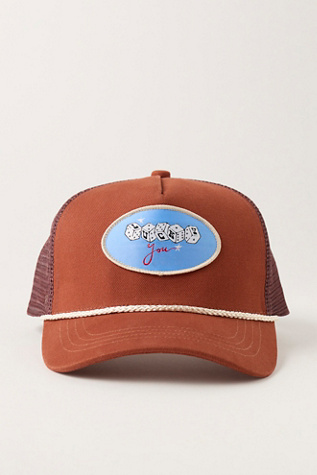 Understated Leather Lucky You Hat