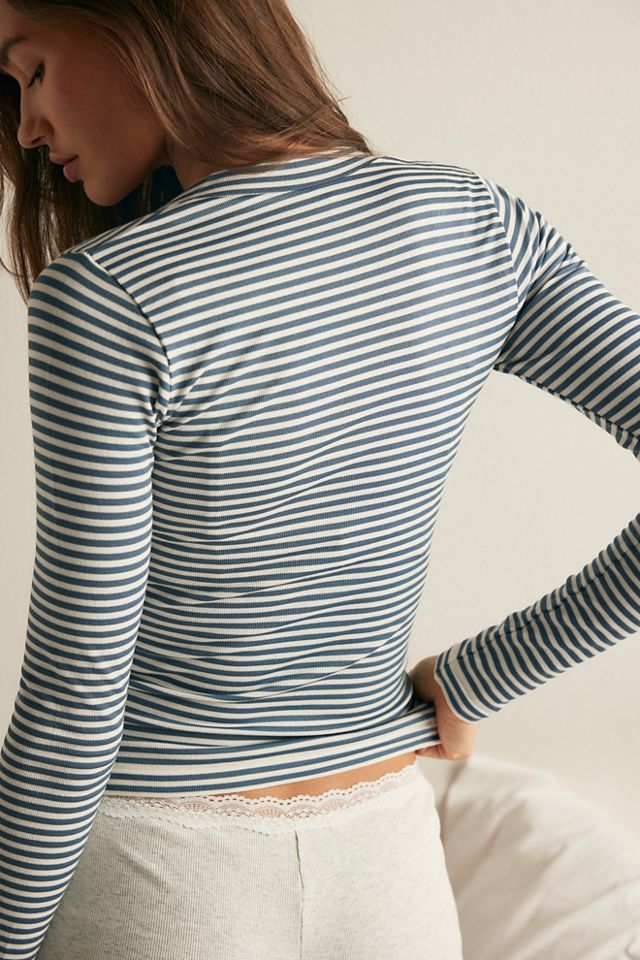 Wide Awake Striped Layering Top #1
