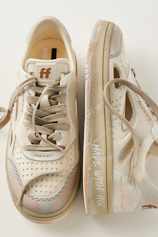 Foamers Icon Distressed Sneakers at Free People in White, Size: EU 38