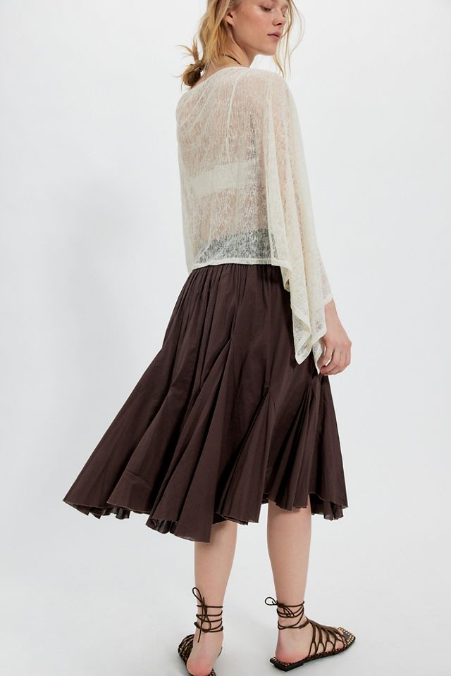 FP One Frida Godet Midi Skirt #1