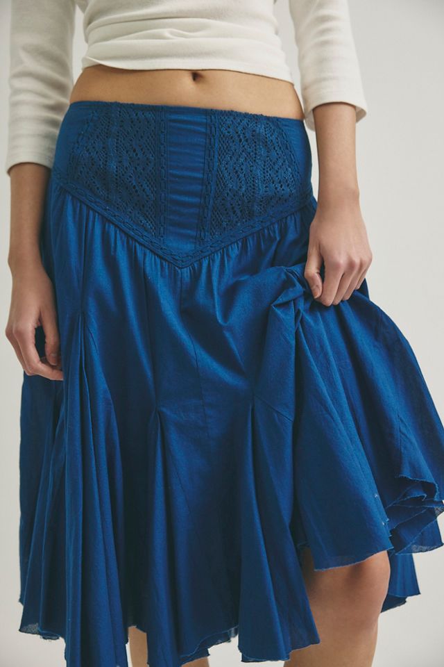 FP One Frida Godet Midi Skirt | Free People
