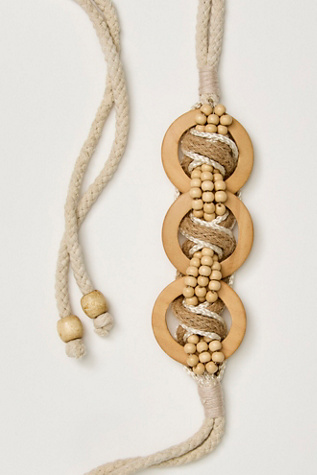 Coastal Core Wrap Belt at Free People in Sea Salt