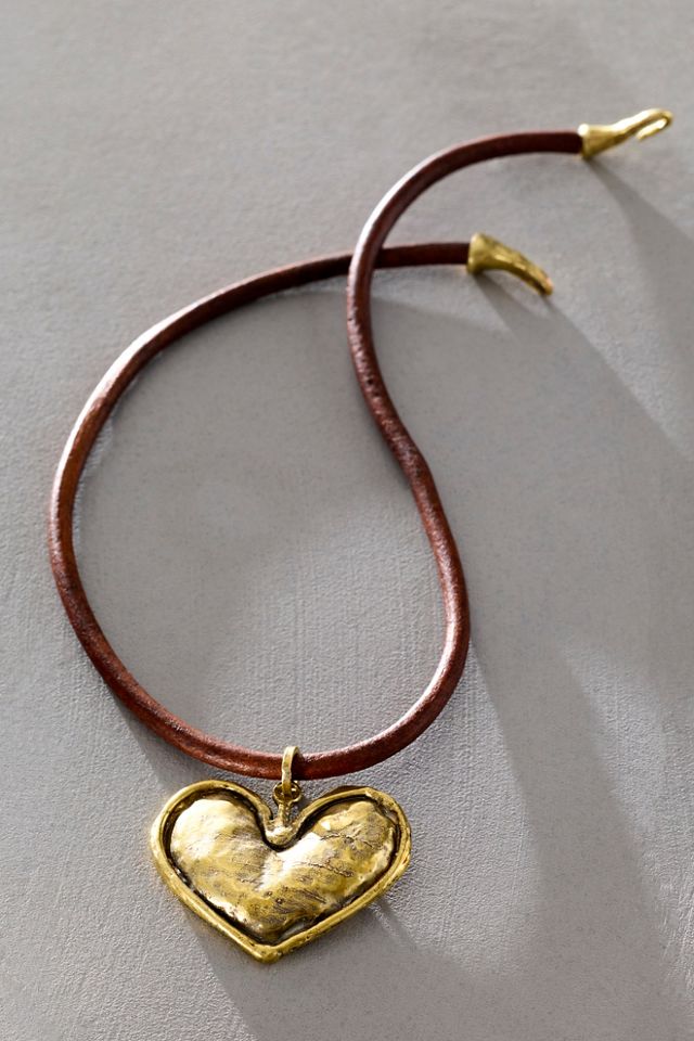 Alkemie Heart Leather Necklace #1