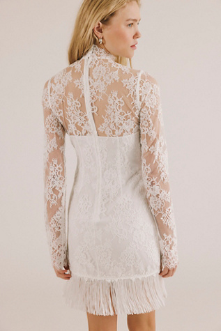 Женское платье Retrofete Xylina Lace Mini, цвет: Слоновая кость — фото 2
