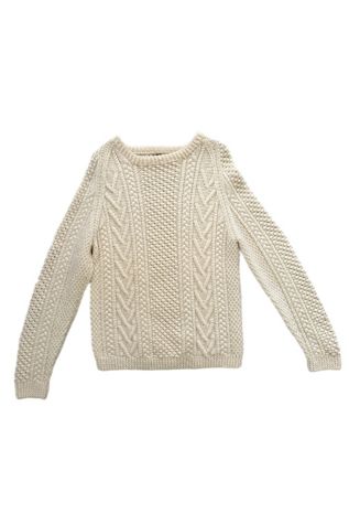 Vintage Knitted Wool Fisherman Sweater Selected By Villains Vintage