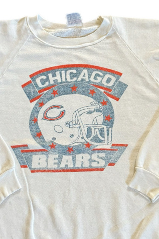Vintage 1980's Chicago Bears Sweatshirt Selected By Villains Vintage