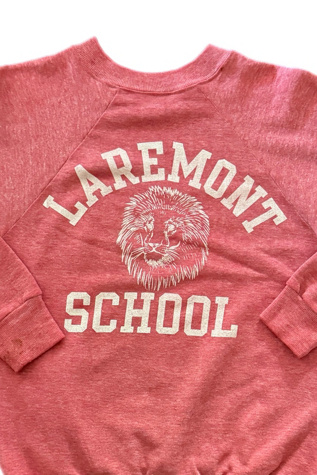 Vintage 1980's Laremont School Sweatshirt Selected By Villains Vintage